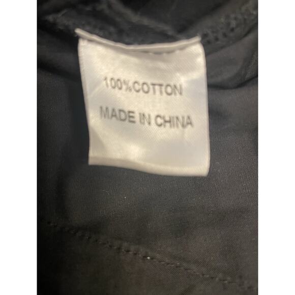 Michael Simon Christmas Dress S Black Midi Holiday Festive Embroidered‎ Pockets - Picture 5 of 6